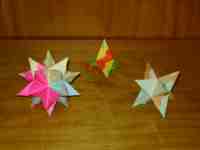 origami d'étoile