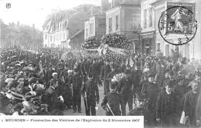 Funérailles des victimes de l'explosion du 2 novembre 1907