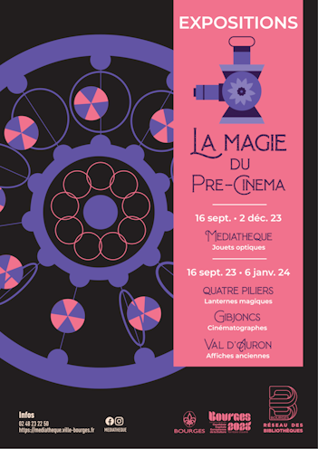 Programme de l'expo de la bibliothèque du Val d'Auron "Gros Cornichon"