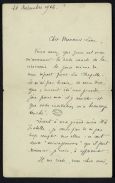 Correspondance d'Alain-Fournier à Léon Bernard (24 décembre 1906)
