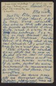 Correspondance de Jacques Rivière aux tantes Fermault (3 lettres de 1911 à 1913)