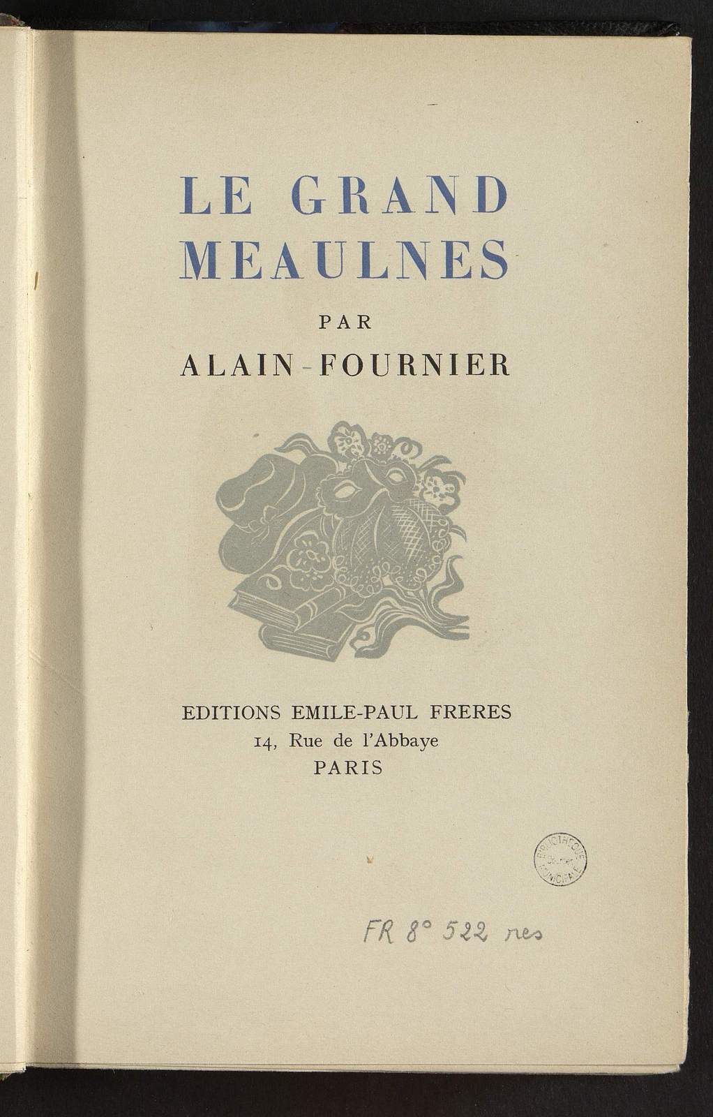 Le Grand Meaulnes, L'évasion, illustré par Colyn, Emile-Paul Frères, 1941