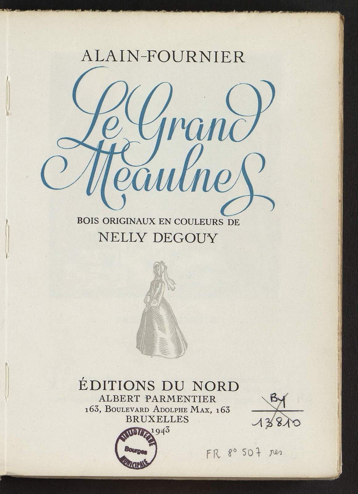 Le Grand Meaulnes, Une apparition, illustré par Nelly Degouy, Editions du Nord, 1943