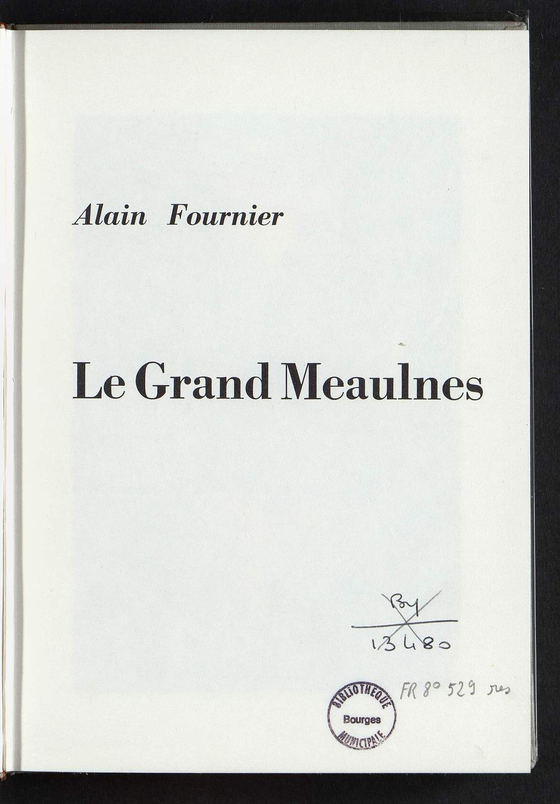 Le Grand Meaulnes, Le bohémien à l'école, illustré par Gaston de Sainte-Croix, Editions GP, 1957
