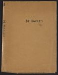 Miracles: manuscrits (préface par Jacques Rivière, Edition de La NRF, 1924)