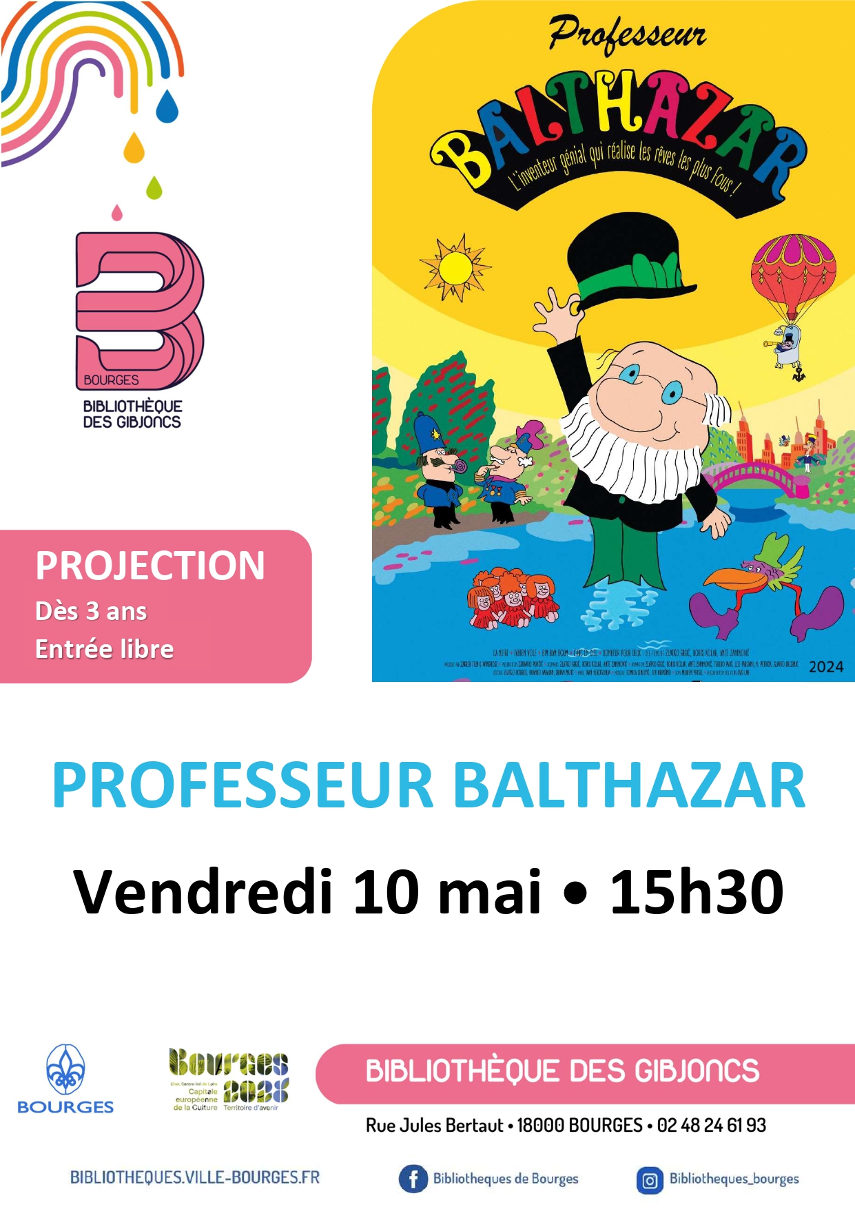 Projection: Professeur Balthazar | 