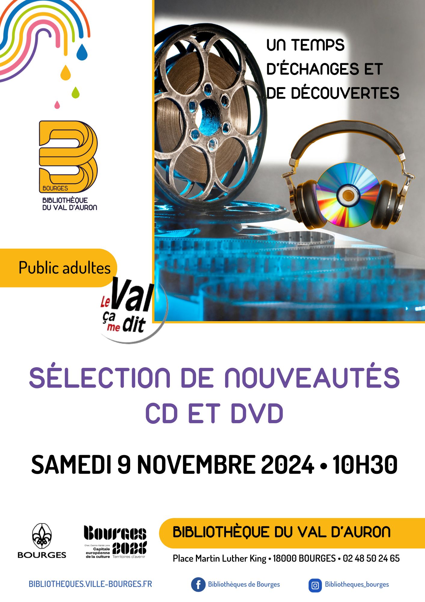 Sélection de nouveautés CD et DVD | 