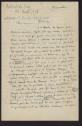 Correspondance de Robert de Traz à Jacques Rivière (31 mars 1918)
