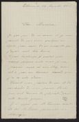 Correspondance d'Edmond Bichet à Alexandre Guinle (19 novembre 1916)