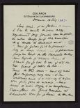 Correspondance d'Aline Mayrisch à Isabelle Rivière (2 lettres de 1929 à 1930)