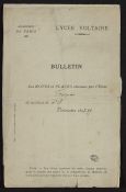 Papiers personnels d'Alain-Fournier (11 pièces de 1898 à 1914)